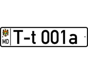 Дубликаты транзитного номера Молдавии