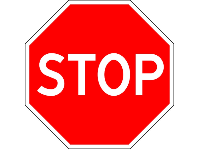 Дорожный знак STOP