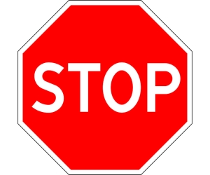 Дорожный знак STOP