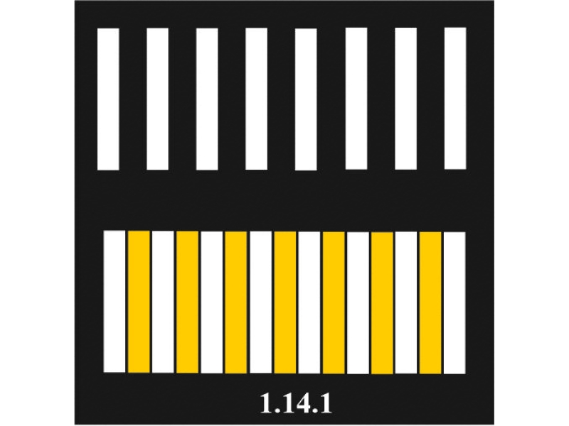 Горизонтальная дорожная разметка 1.14.1