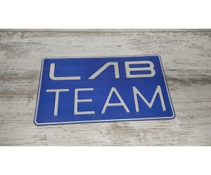 Сувенирный номер на машину LABTEAM