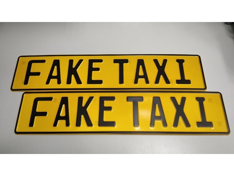 Сувенирные номера на авто FAKE TAXI